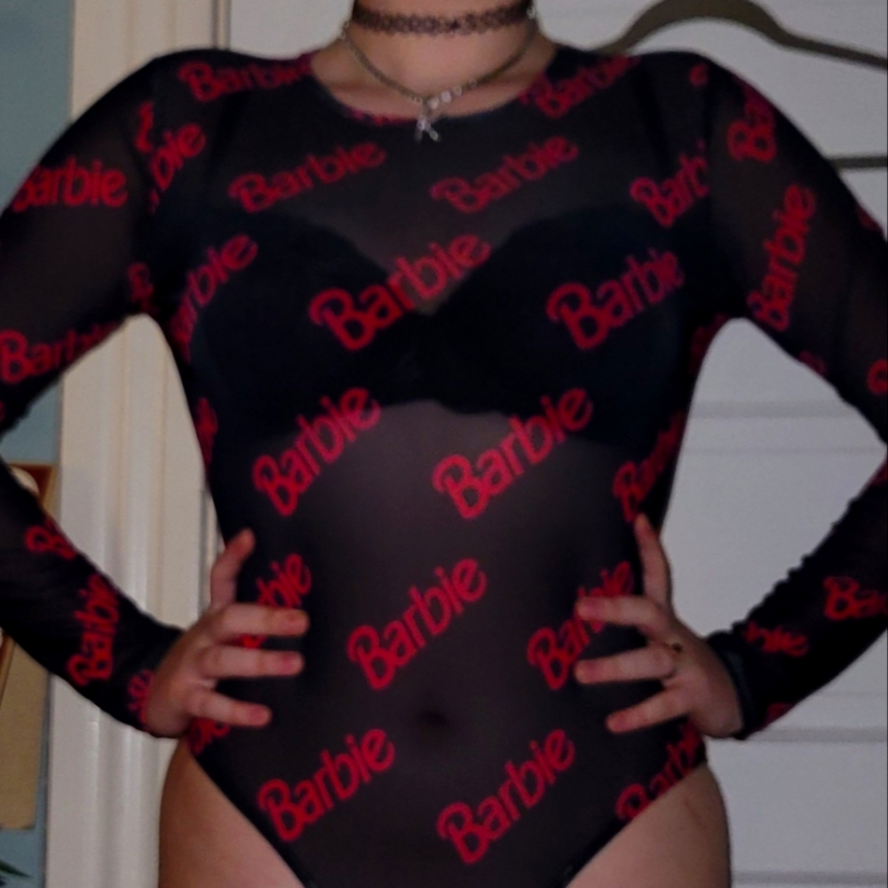 Shear barbie under shirt